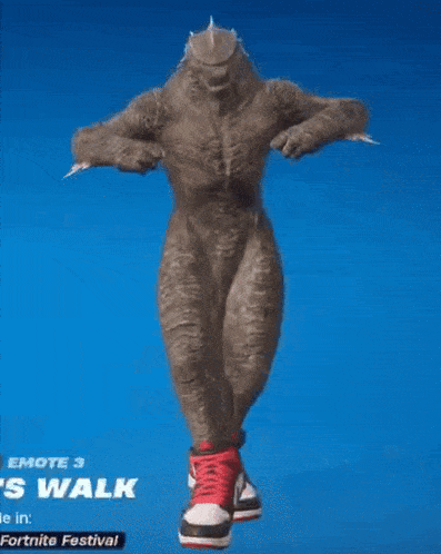 Godzilla Fortnite GIF