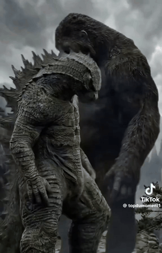 Godzilla Kong Dance GIF