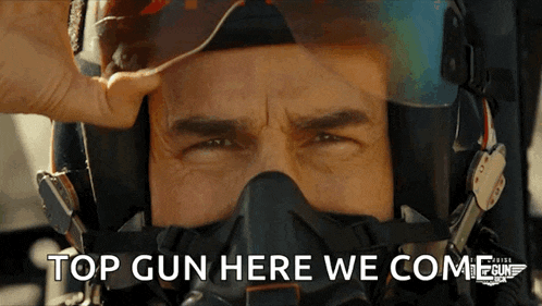 Goggles On Pete Mitchell GIF