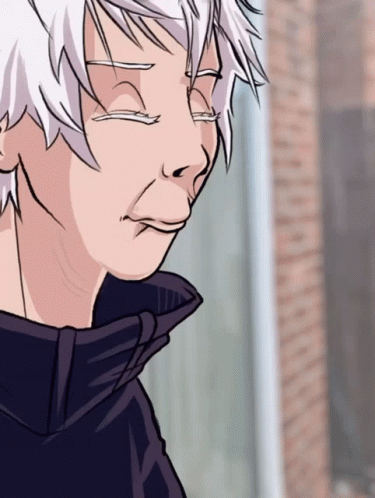 Gojo Cringe GIF