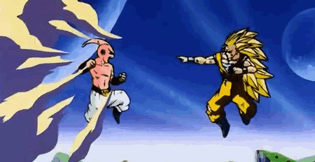Goku Kid Buu GIF