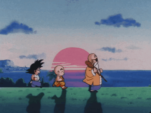 Goku Krilin GIF