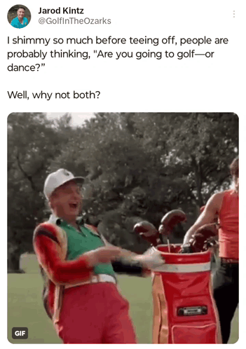 Golfing Golfer GIF