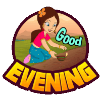 Good Evening Indumati Sticker
