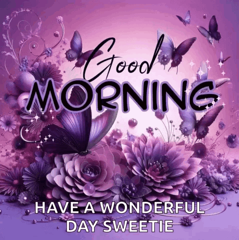 Good Morning Butterflies GIF