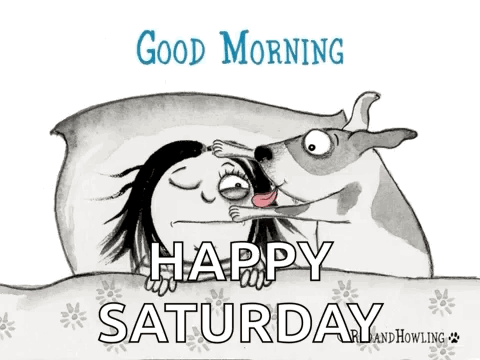 Good Morning Dog Kisses GIF