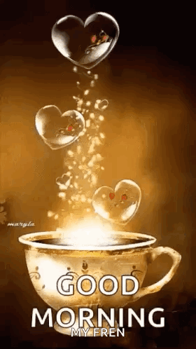 Good Morning Heart GIF