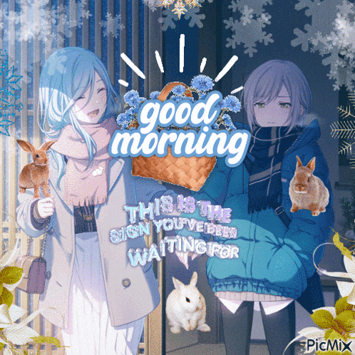 Good Morning Shizuku Hinomori GIF