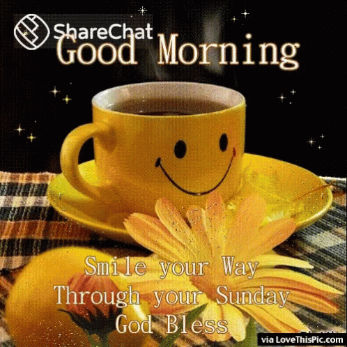 Good Morning Smile Your Way Through Your Sunday GIF