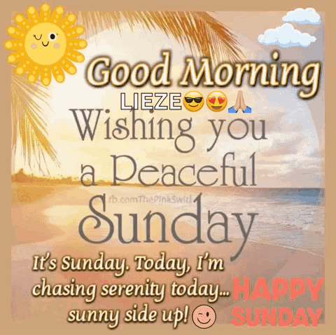 Good Morning Sunday Peaceful GIF