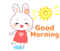 Good Morning Sticker
