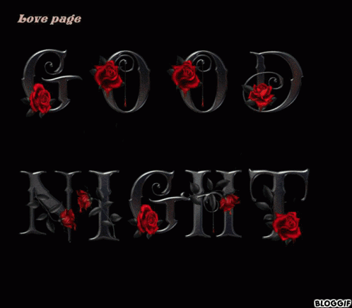 Good Night Gothic GIF