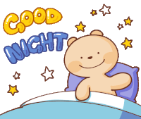 Good Night Sticker