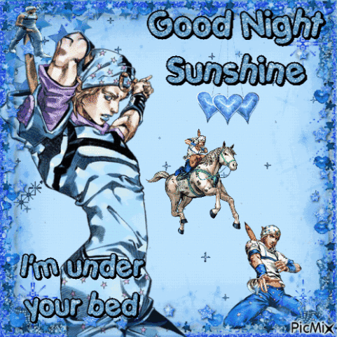 Good Night Johnny Joestar GIF