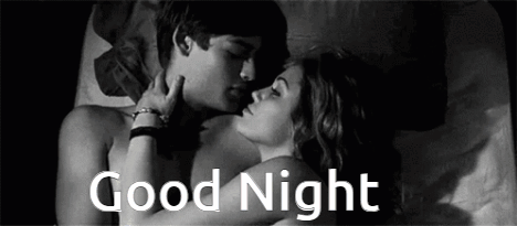 Good Night Kiss Couple Kiss GIF