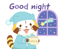 Good Night Sticker