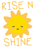 Goodmorning Rise Sticker