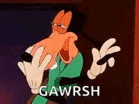Goofy Shy GIF