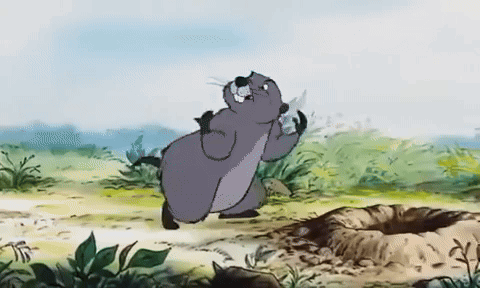 Gopher Falling Down GIF