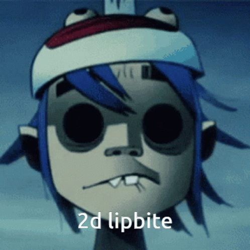 Gorillaz 2d GIF