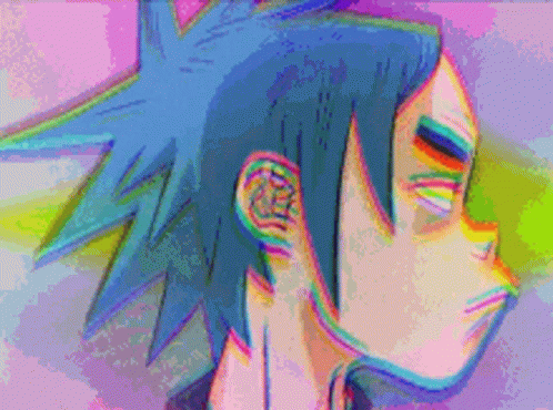 Gorillaz Nod GIF