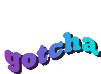 Gotcha Got It Sticker