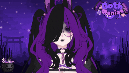 Goth Wave Anime Goth Girl GIF