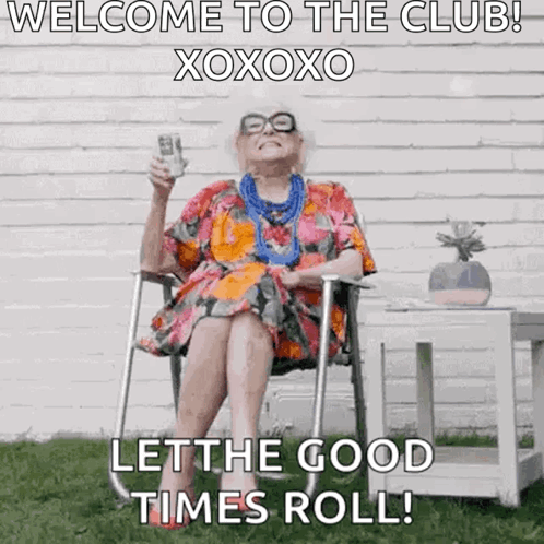 Grandma Cheers GIF