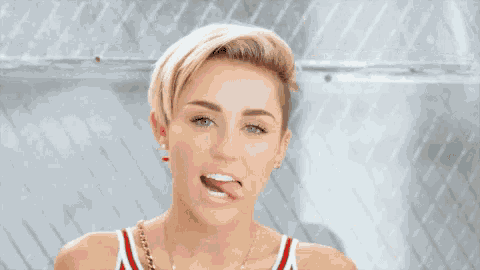 Greasestain Miley Cyrus GIF