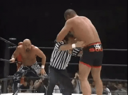 Great Muta Shining Wizard GIF