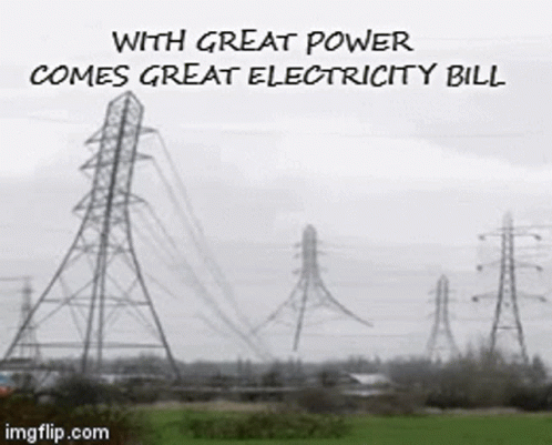 Great Power Great Electricity Bill GIF