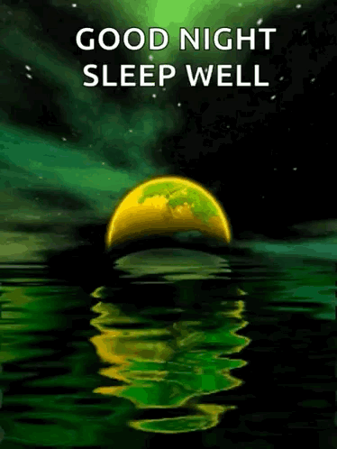Green Moon GIF