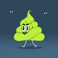 Green Poop GIF