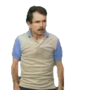 Greg Run Away Sticker