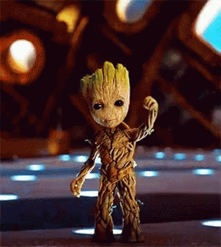 Groot Hi GIF