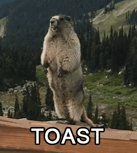Groundhog Toast GIF