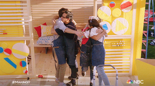 Group Hug Making It GIF