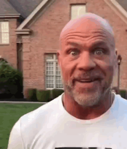 Guy Stare Bald Stare GIF