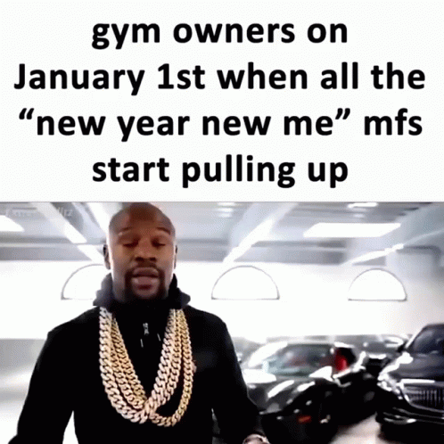 Gym Owners New Year New Me GIF