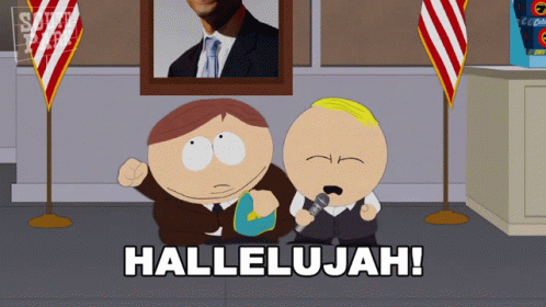 Hallelujah Butters GIF