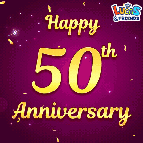 Happy 50th Anniversary Happy Wedding Anniversary GIF