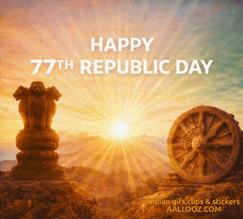 Happy 77th Republic Day Republic Day 2026 GIF