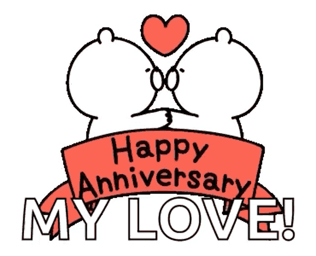 Happy Anniversary Kiss GIF