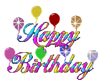 Happy Bday Sticker