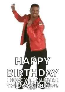 Happy Birth Day Dance 80s GIF