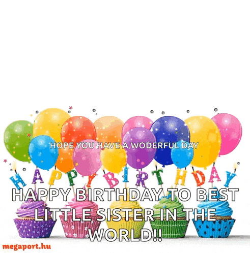 Happy Birthday Balloons GIF