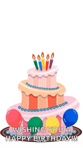 Happy Birthday Birthday Cake GIF