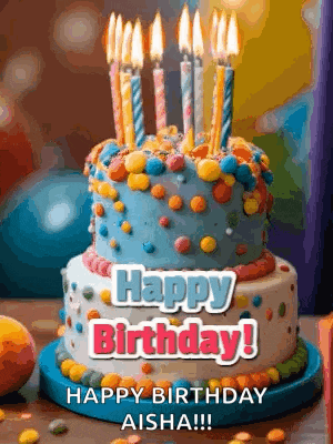 Happy Birthday Birthday Cake GIF