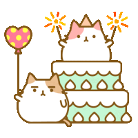 Happy Birthday Birthday Cake Sticker