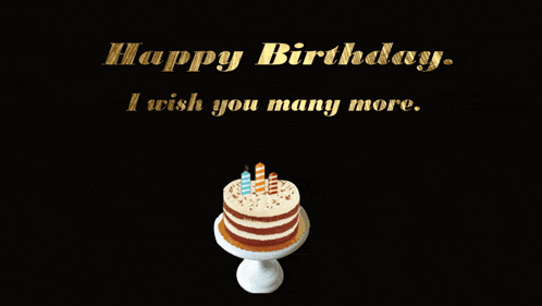 Happy Birthday Birthday Cake GIF